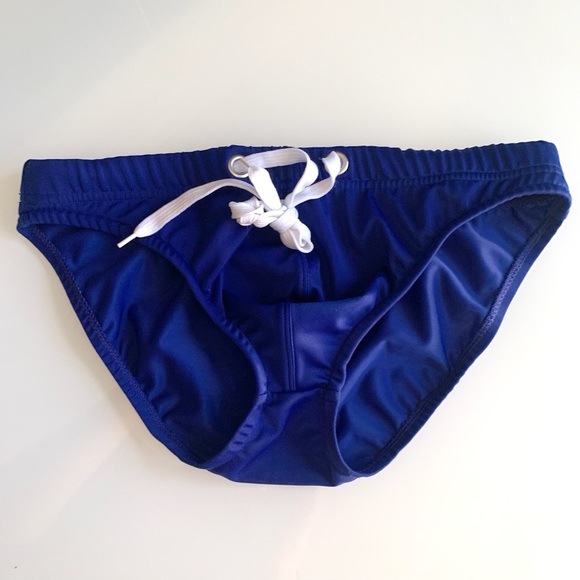 Men’s Drawstring Swim Brief - Picture 1 of 8